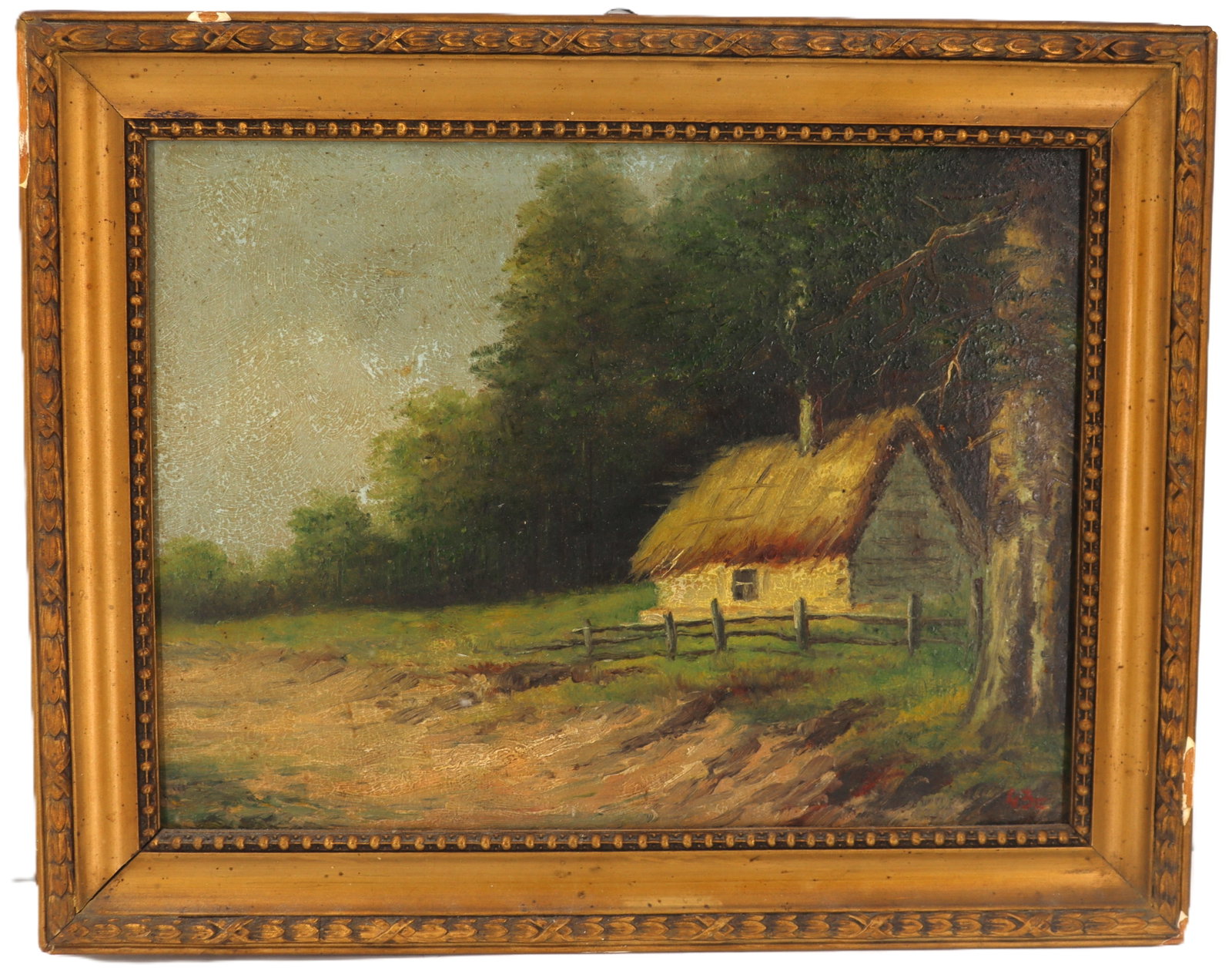 In the Style of Jan Stanislawski (1869-1907), Polish School Oil on Canvas (1 of 8)
