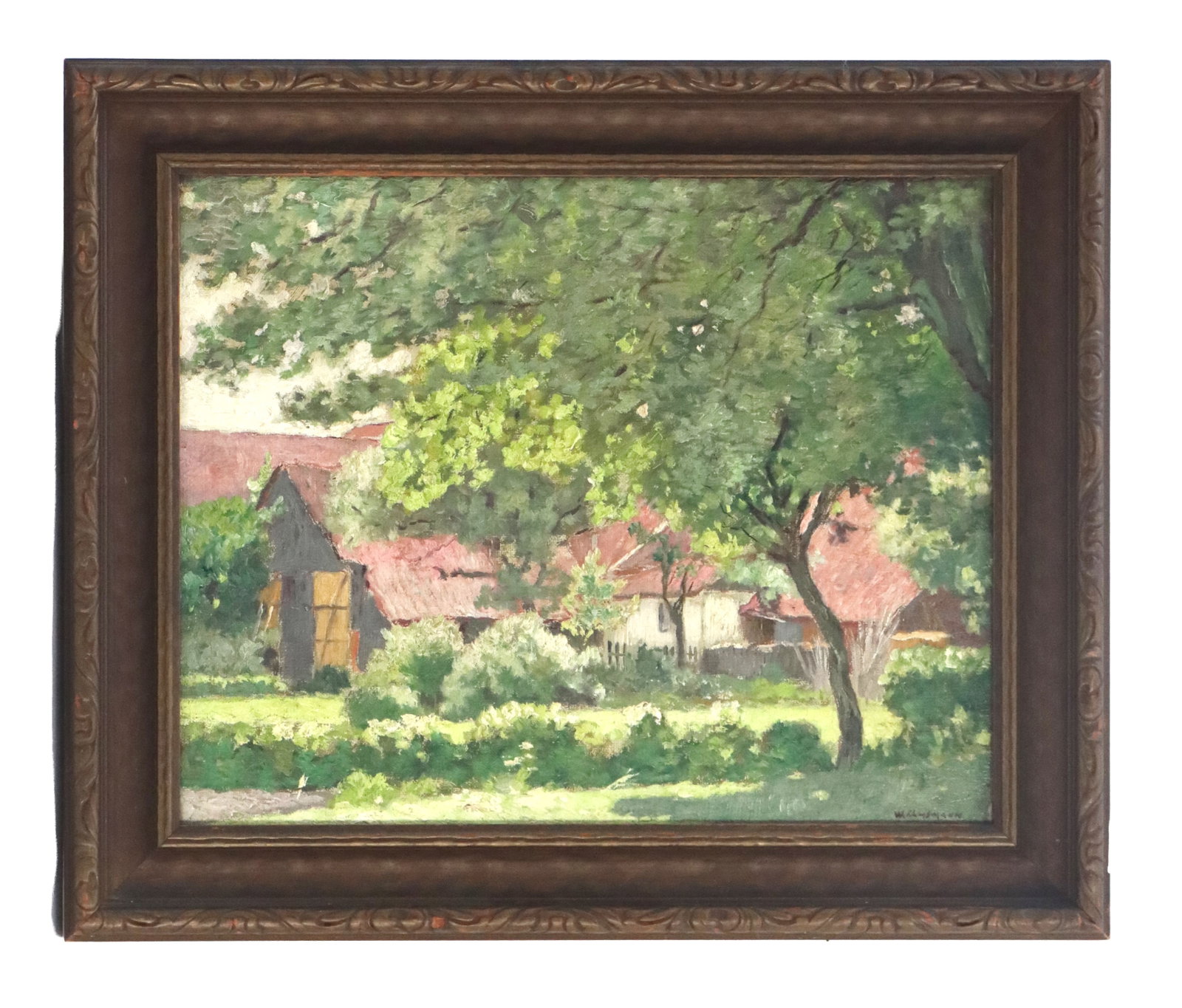 William Clusmann (1859-1927) American, Oil Painting, Summer Landscape (1 of 7)