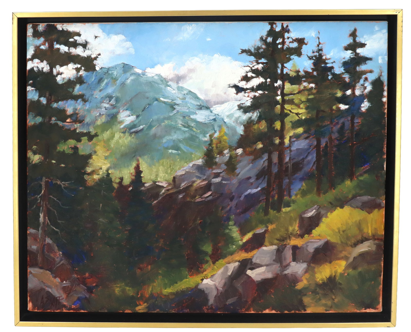 Andy Skaff, 20th/21st Century American, Oil on Canvas, "Sierra Lookout" (1 of 13)
