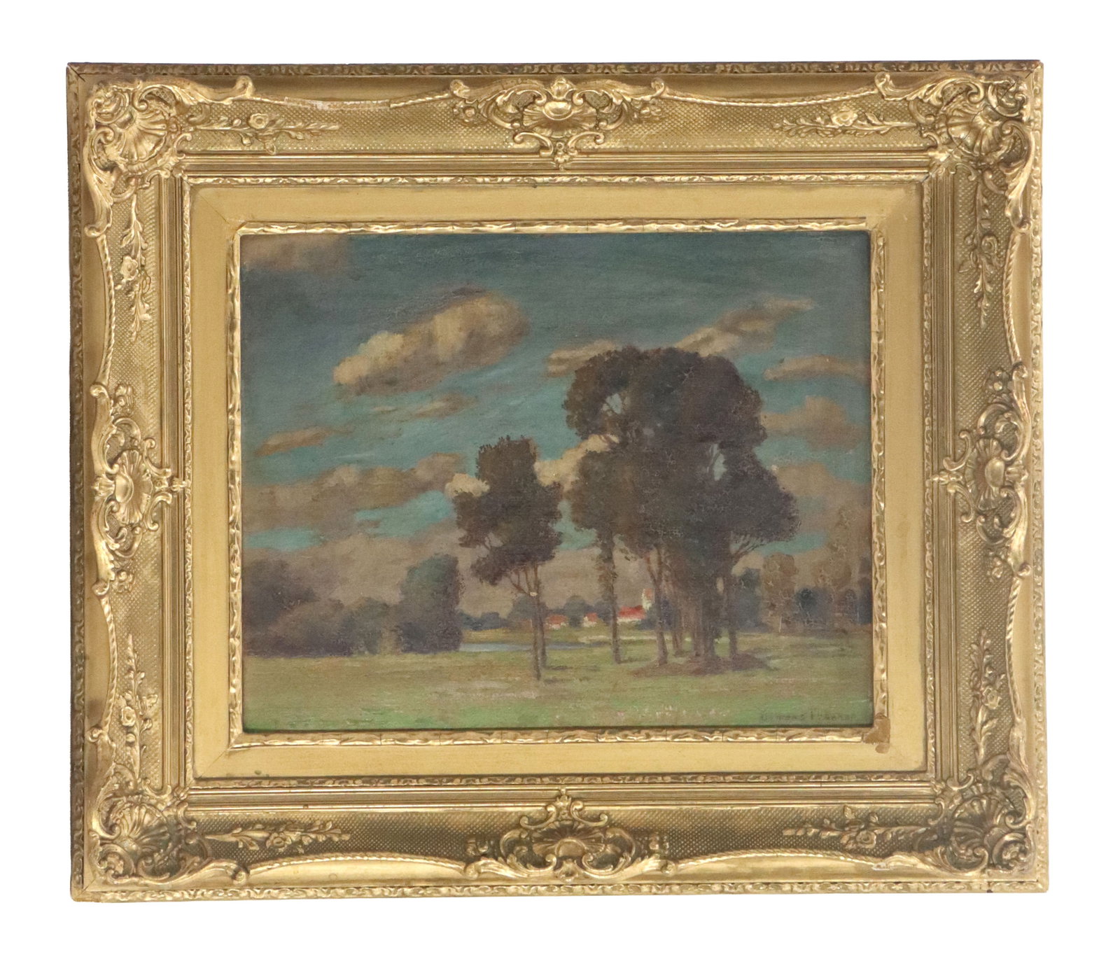 Clemens Frankel (1872-1944) German, Oil on Board, Summer Landscape (1 of 19)