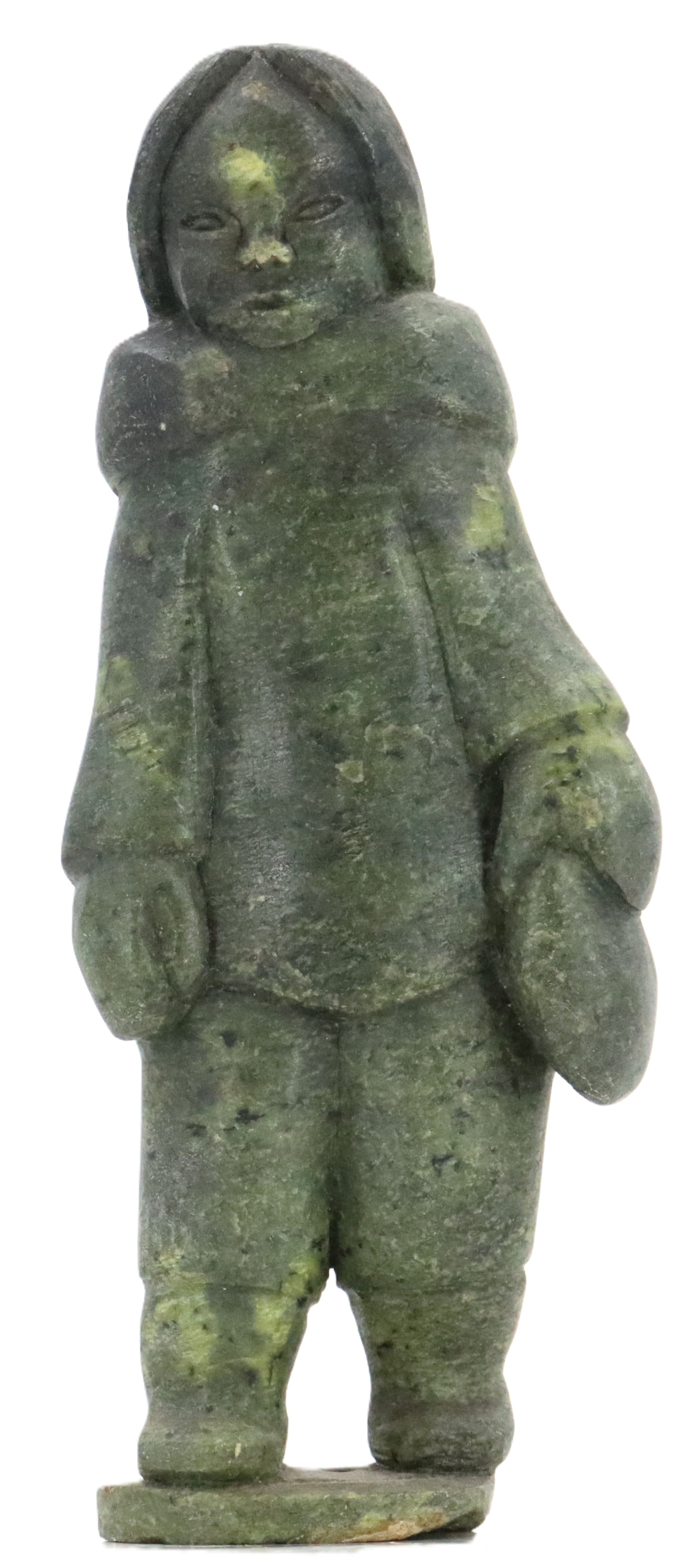 Canadian Eskimo Art Carved Serpentine Figurine (1 of 14)