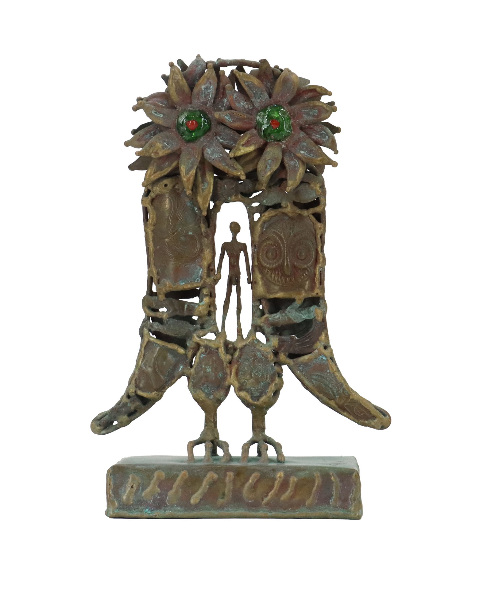 Pál Kepenyes (1927–2021) Hungarian/Mexican, Bronze Surrealist Owl Sculpture (1 of 12)