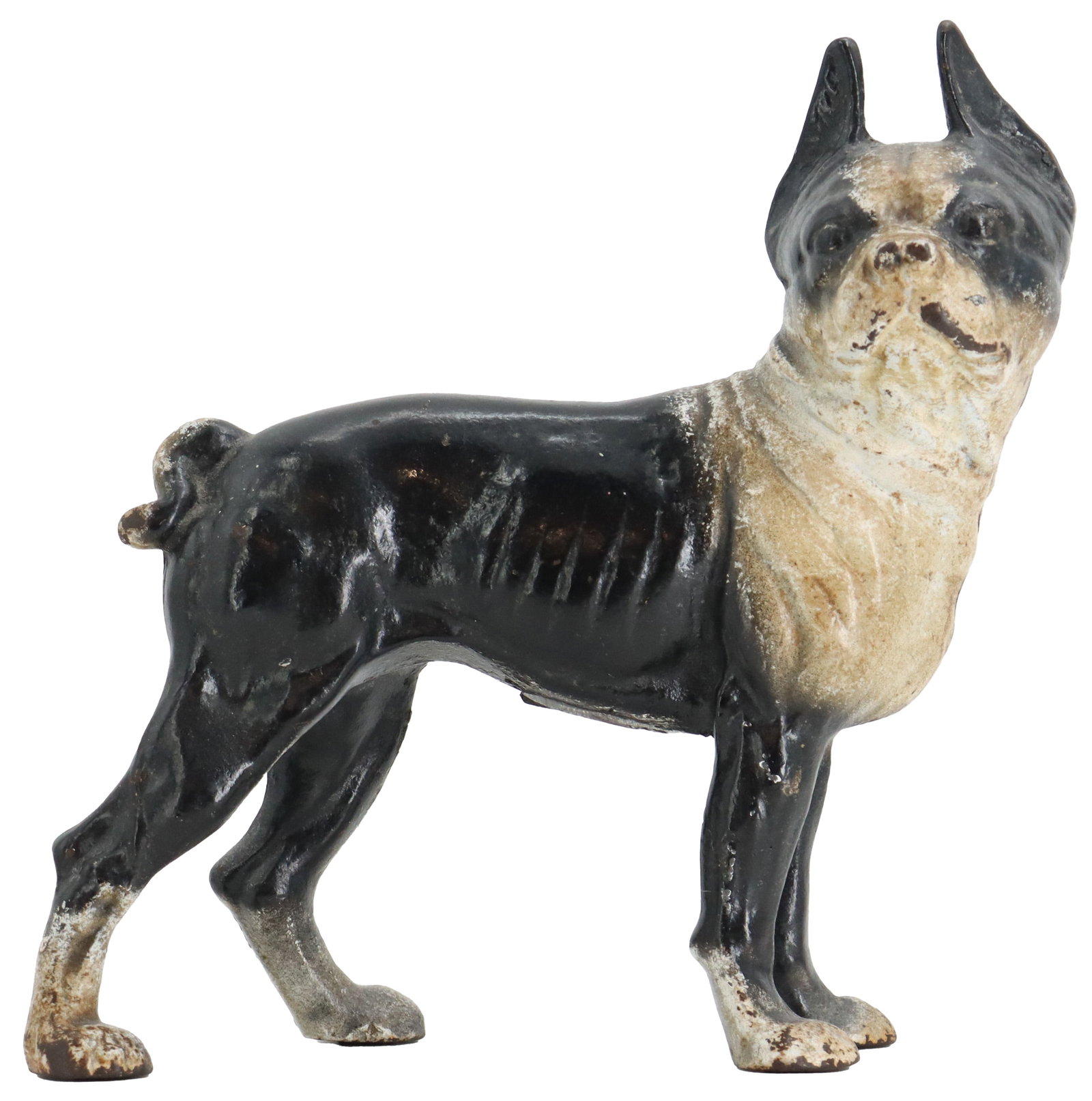 Vintage Hubley Manufacturing Cast Iron Boston Terrier Doorstop (1 of 13)