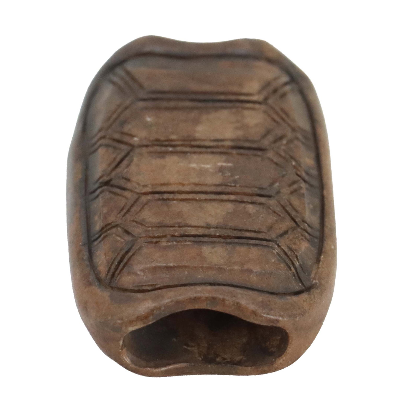 Chinese Carved Stone Turtle Shell Pendant (1 of 8)