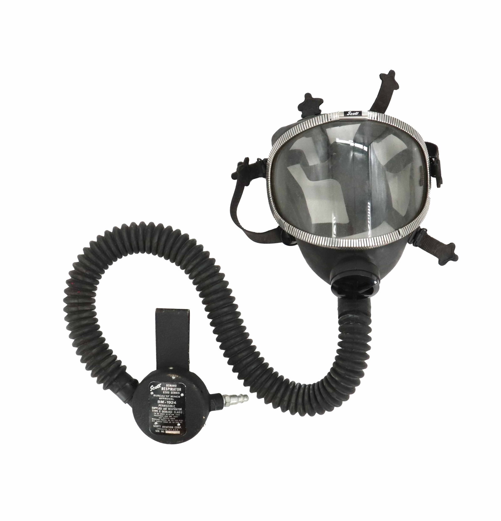 Vintage Scott Aviation Corp 6380 Series Demand Respirator for Bureau of Mines (1 of 15)