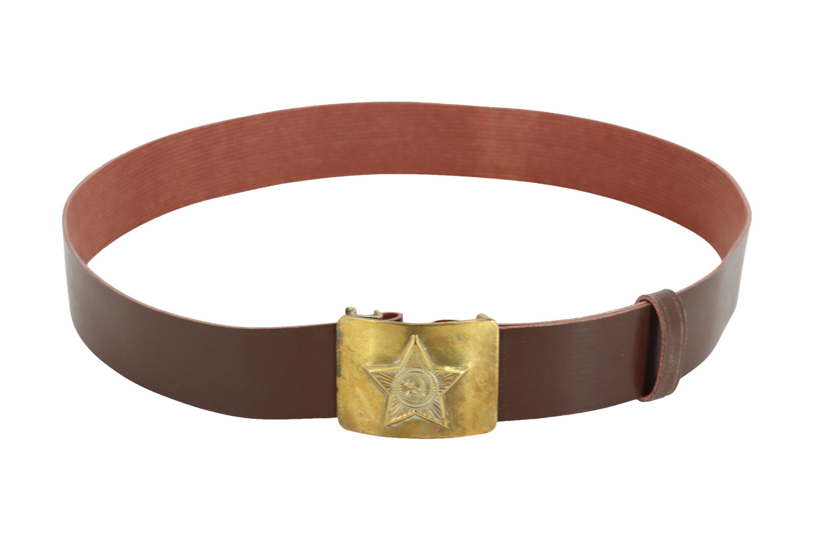 Cold War Era USSR Soviet Army Belt and Metal Buckle (1 of 13)