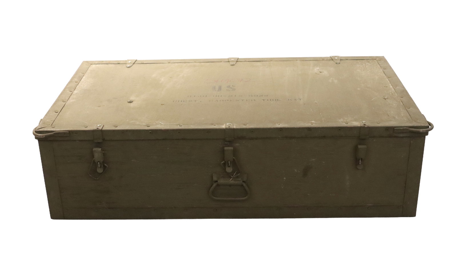 Vintage US Military M6 Steel Tool Chest (1 of 20)