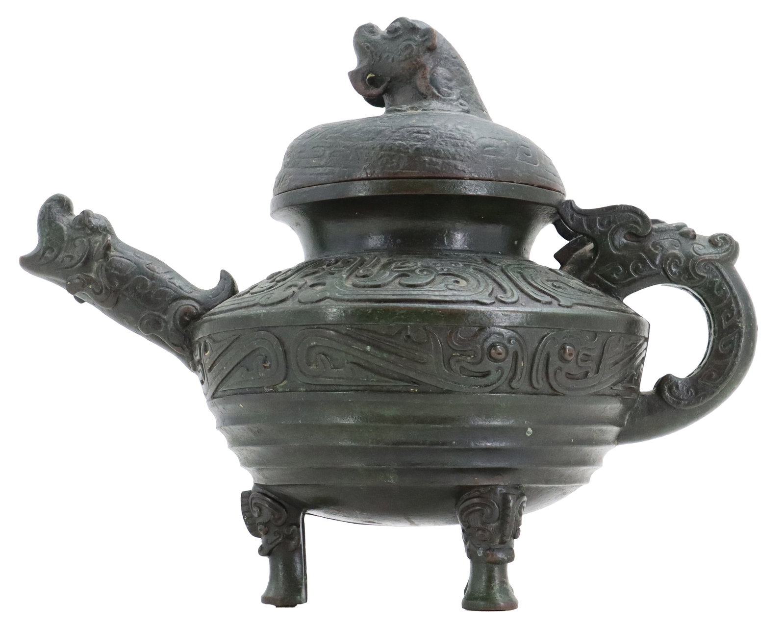 Chinese Ming Style Bronze Spouted Vessel (1 of 19)