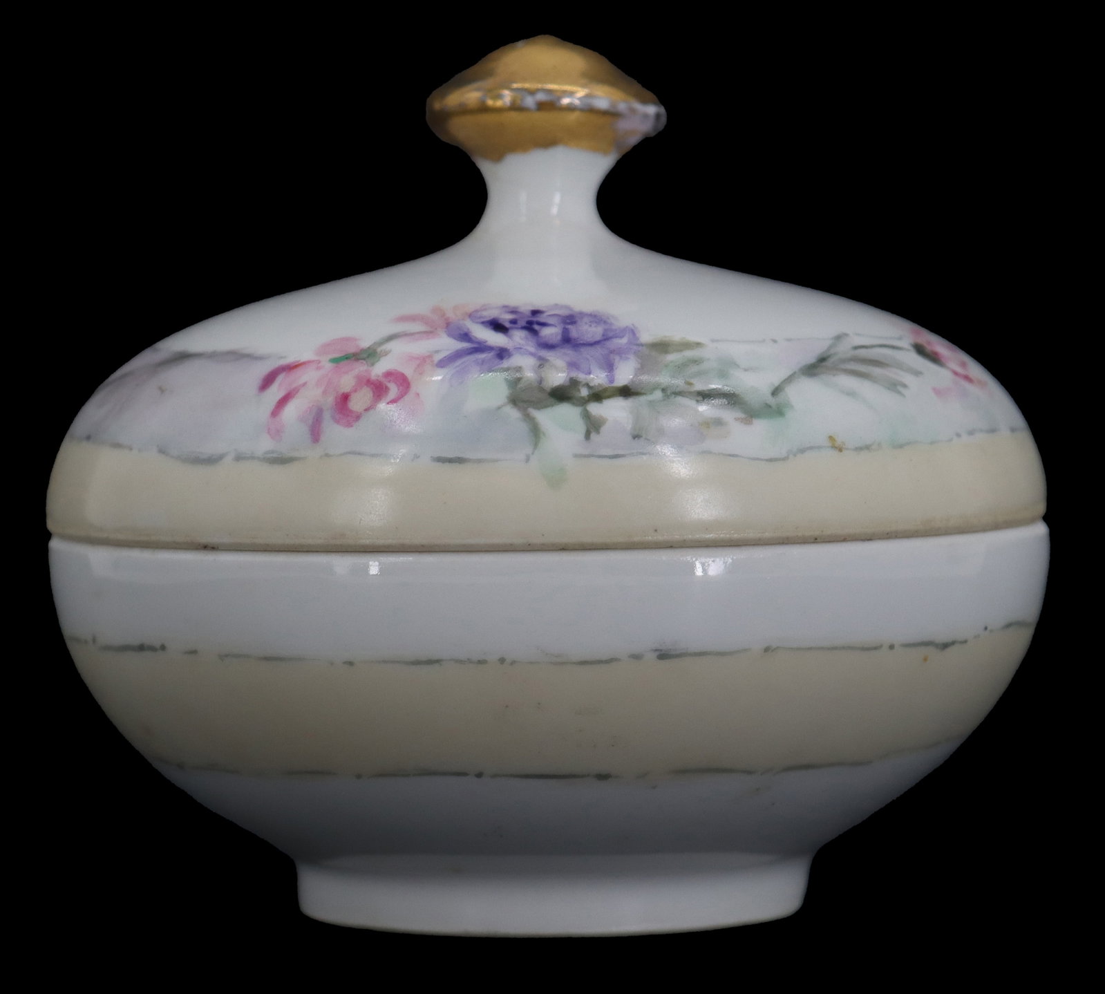 Limoges Hand Painted Porcelain Lidded Vessel (1 of 13)