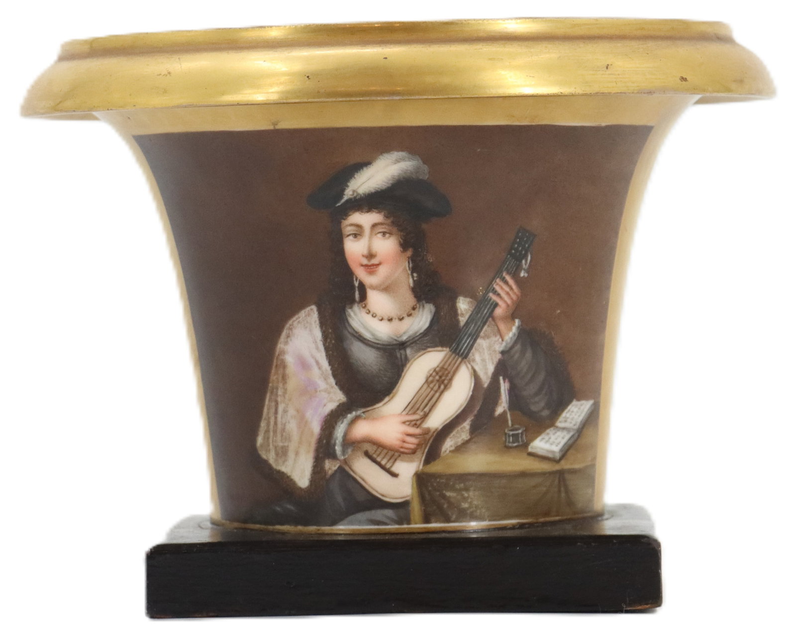 Antique Hand Painted Neoclassical Porcelain Vase (1 of 19)