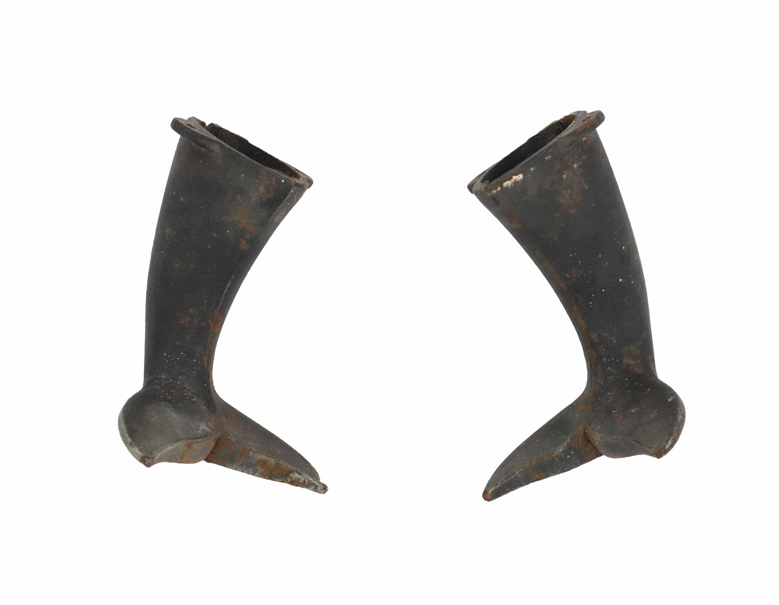 (2) Vintage American Nautical Decorative Cast Iron Whale Tail Wall Hooks: (2) Vintage American Nautical Decorative Cast Iron Whale Tail Wall Hooks. Both have a very rustic vibe, and are meant to be affixed with the tail facing up, so various clothes can be hung on