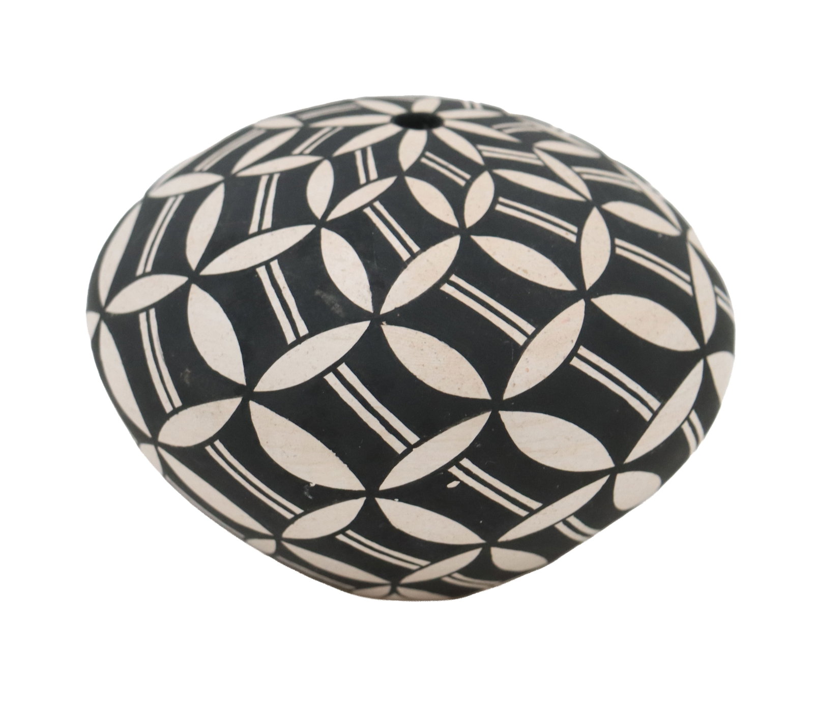 Marie S. Juanico (Born 1937) Acoma Pueblo, Small Mouth Pottery Seed Pot (1 of 12)