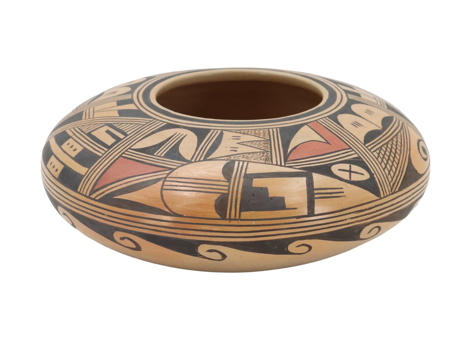 Hopi Polychrome Pottery Seed Pot (1 of 13)