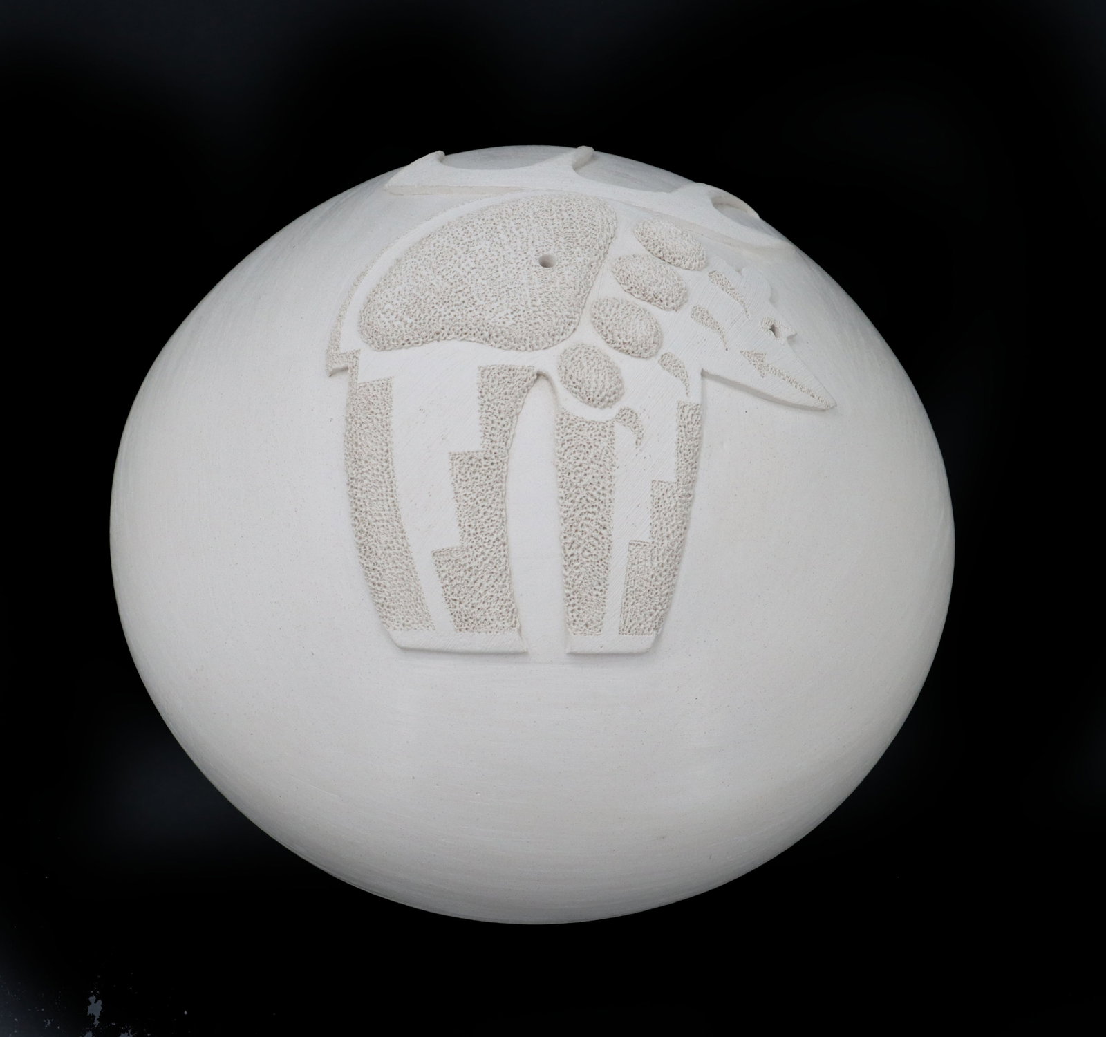 Stella Shutiva (1939-1997) Pueblo, Acoma Whiteware Vessel (1 of 15)