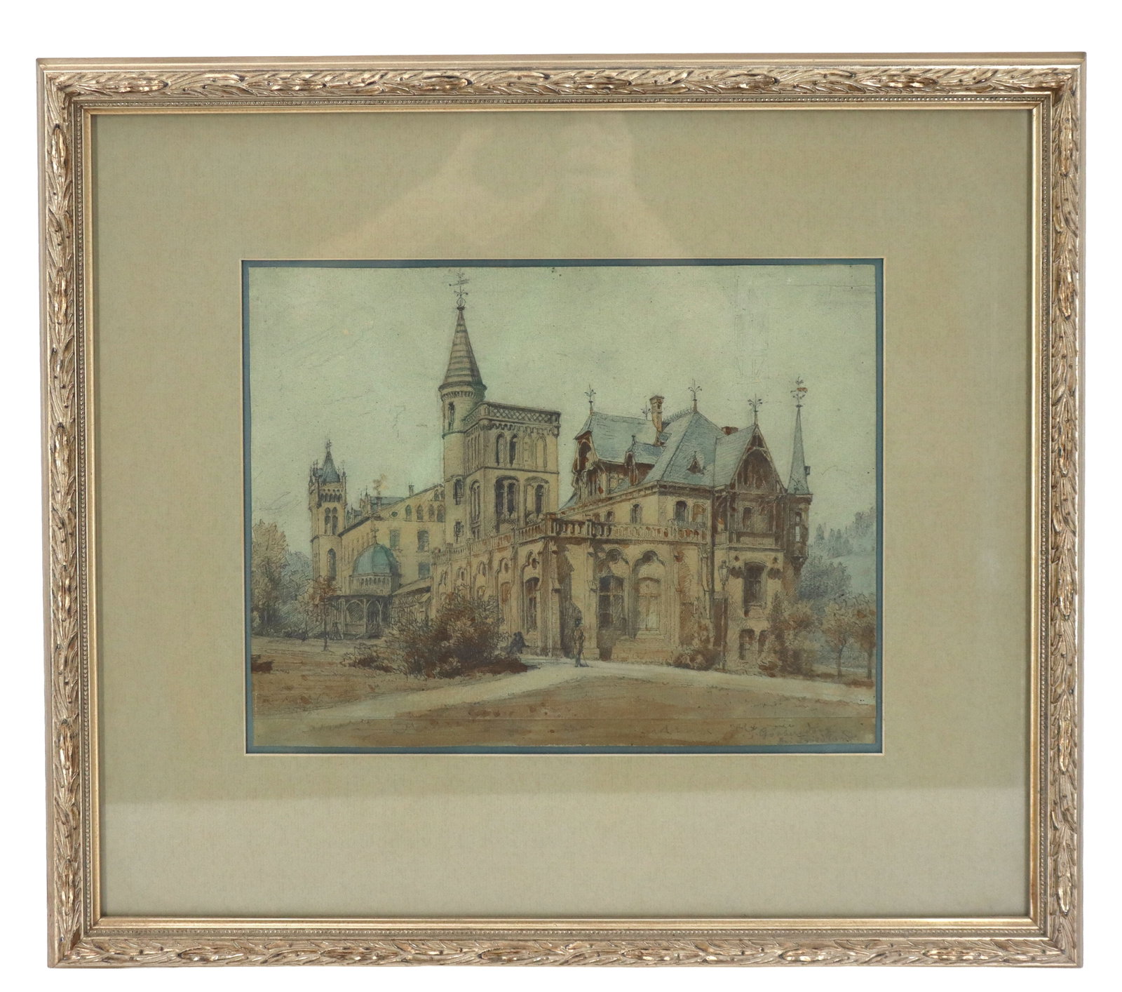 Original Watercolor of the Ancient Fairytale Castle in Kopice, Poland (1 of 10)