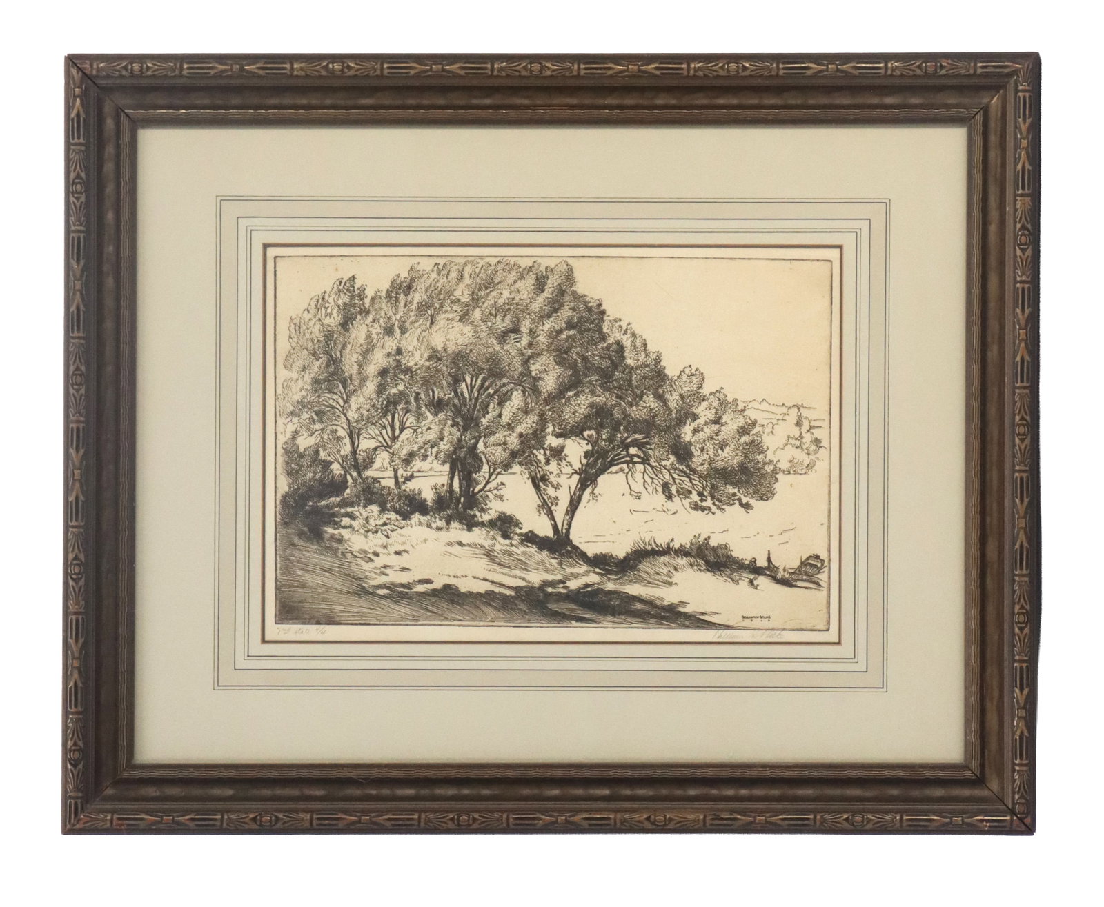 William Wilke (1879-1958) American, 1919 Etching of a California Landscape (1 of 10)