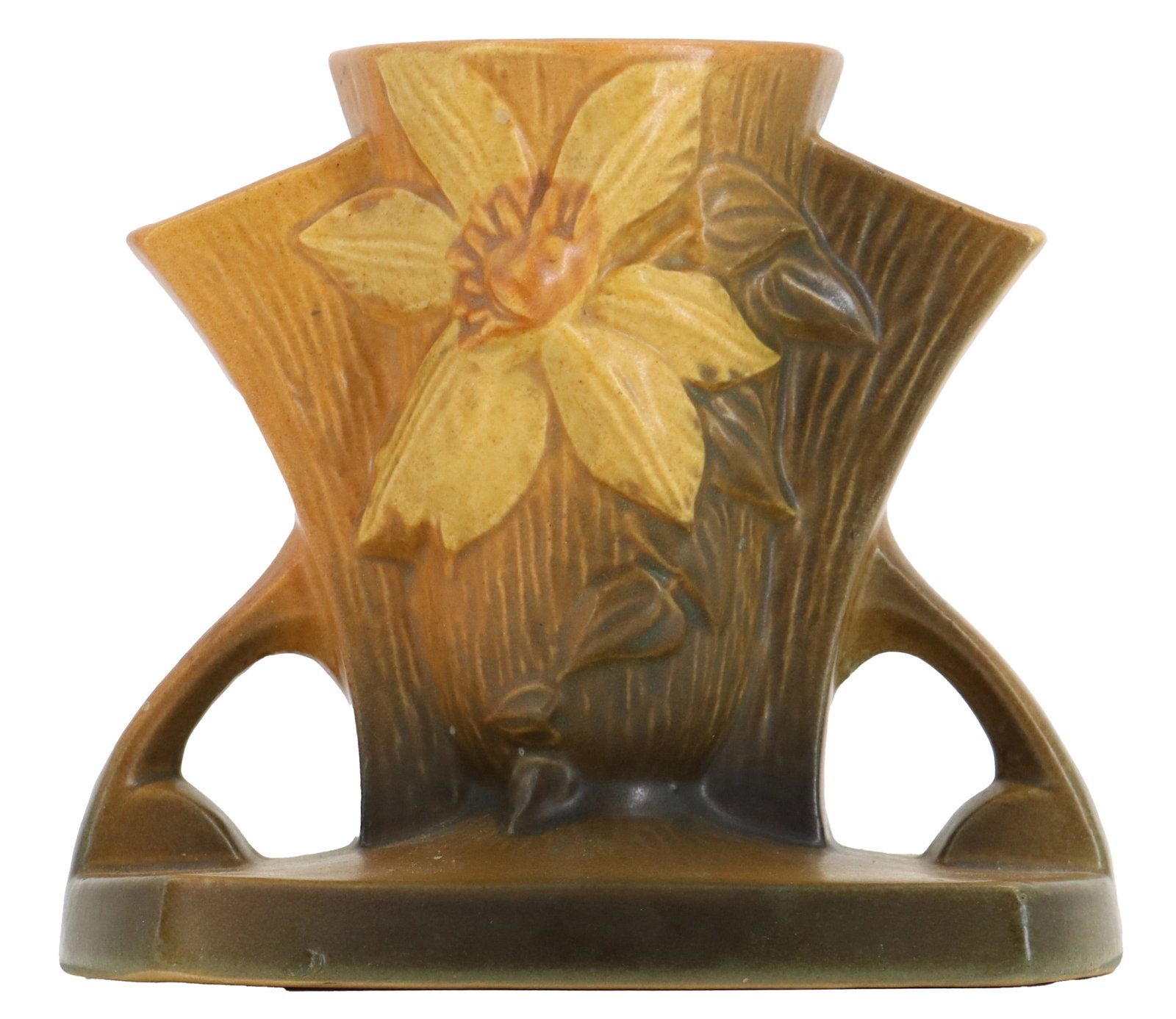 Roseville Pottery Triple Bud Vase (1 of 14)