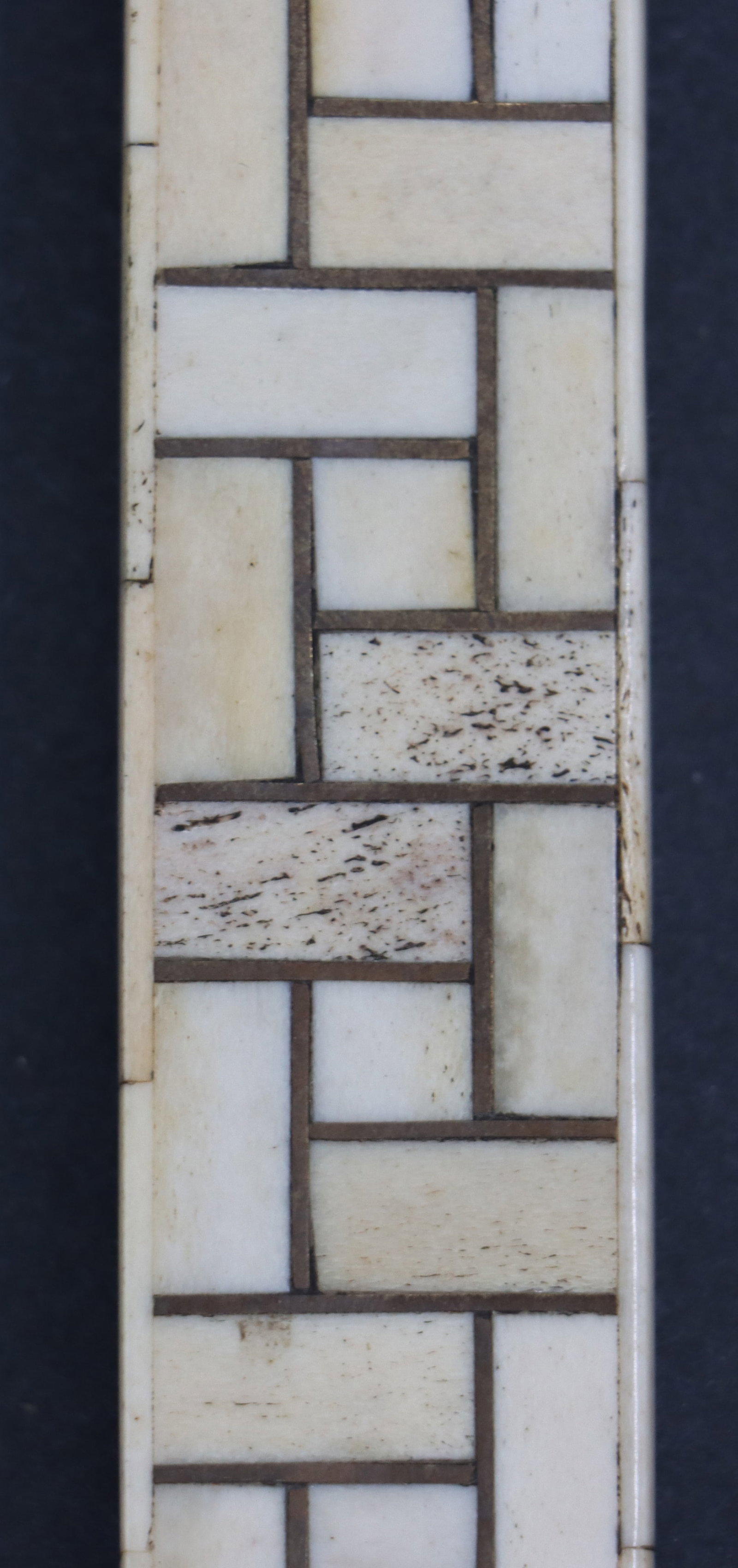 (3) Matching Indian Bone Inlaid Rectangular Mosaic Picture Frames - 12
