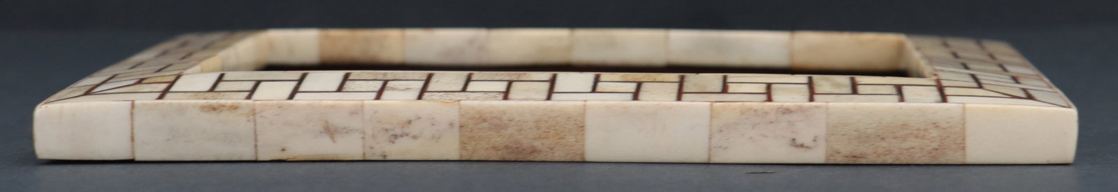 (3) Matching Indian Bone Inlaid Rectangular Mosaic Picture Frames - 4