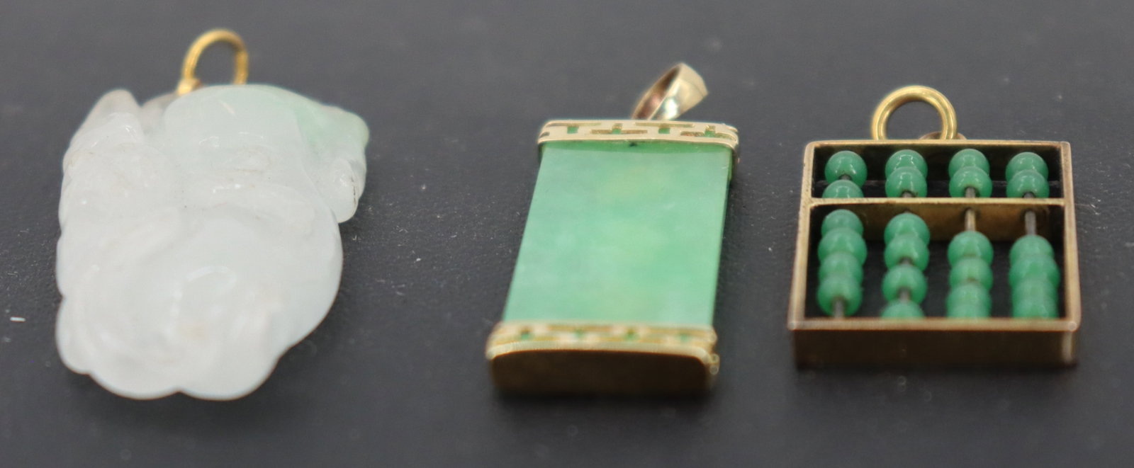 (3) Jade Pendants - 2