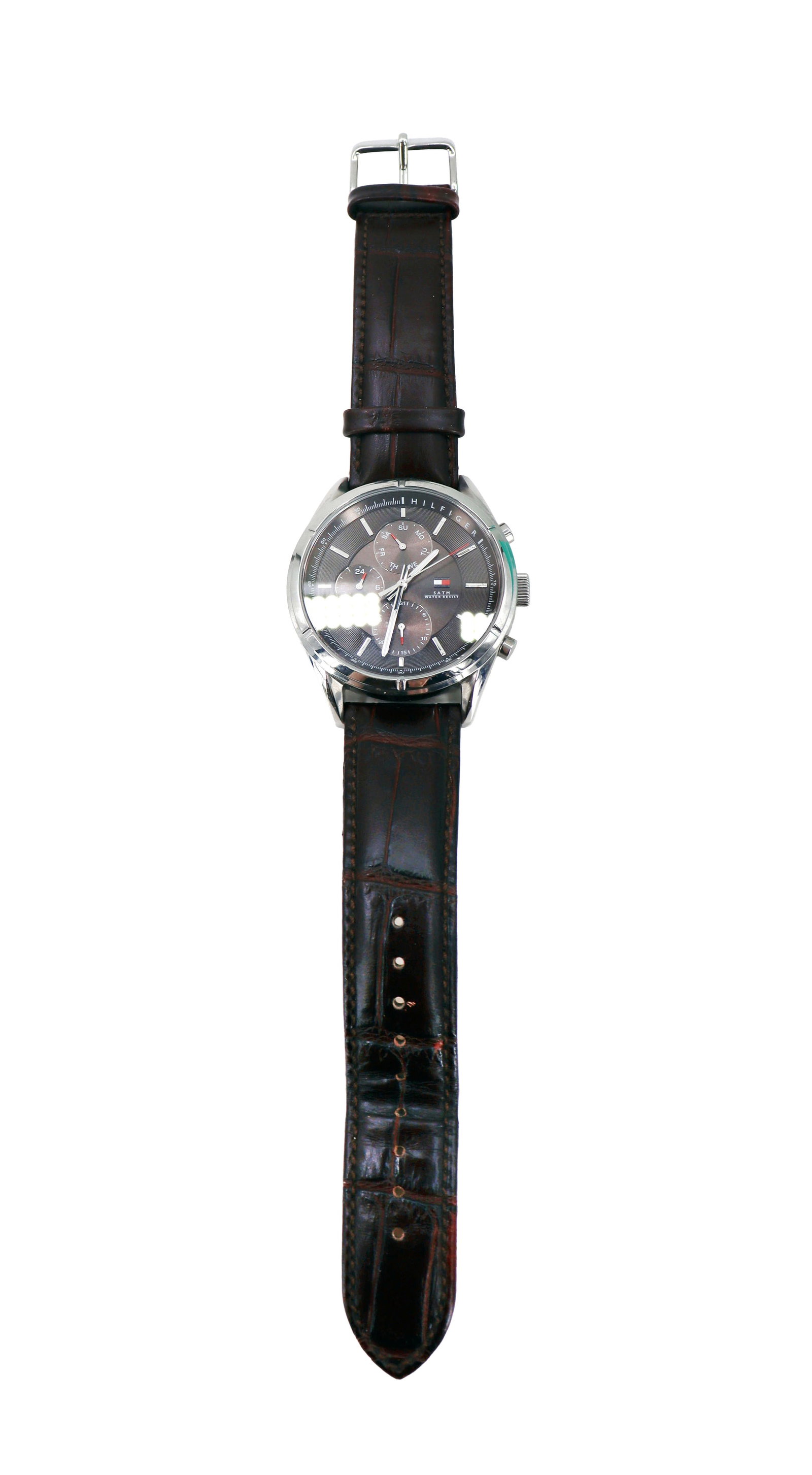 Tommy Hilfiger Charlie Stainless Steel Men's Watch with Leather Strap (1 of 10)