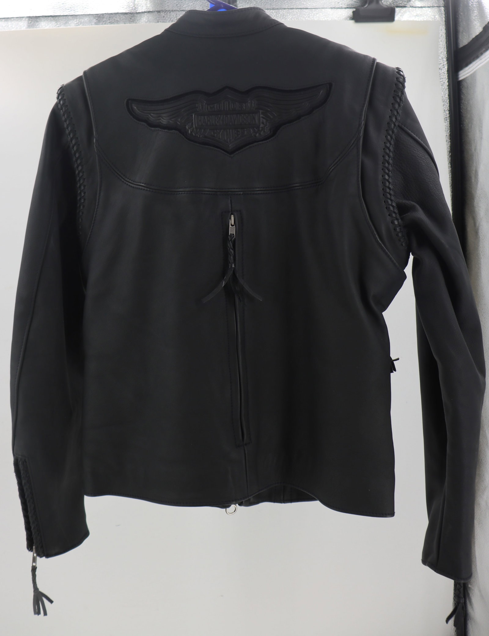 Harley Davidson Willie G. 1990s Leather Motorcycle Jacket - 9