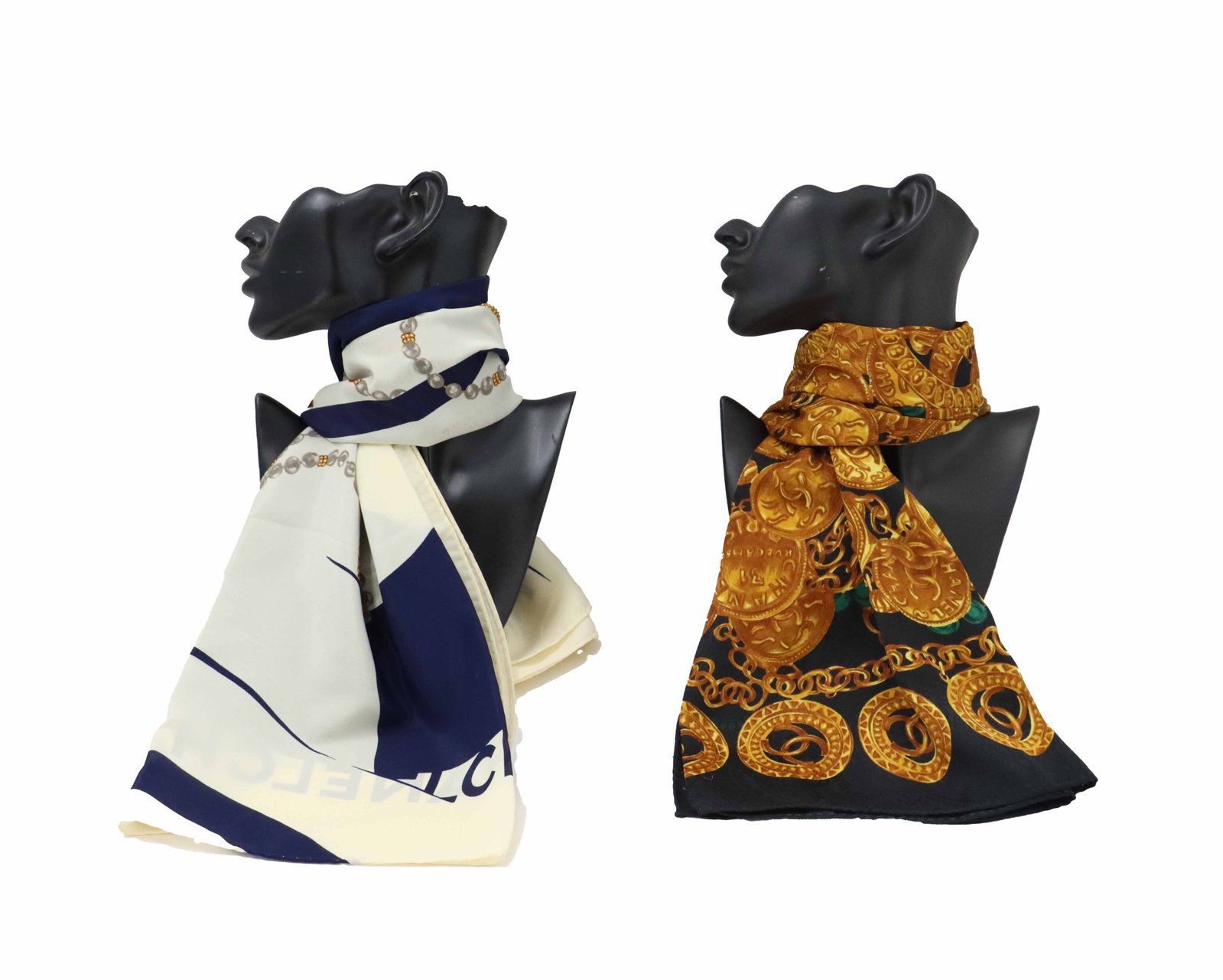(2) Chanel Silk Scarves (1 of 17)