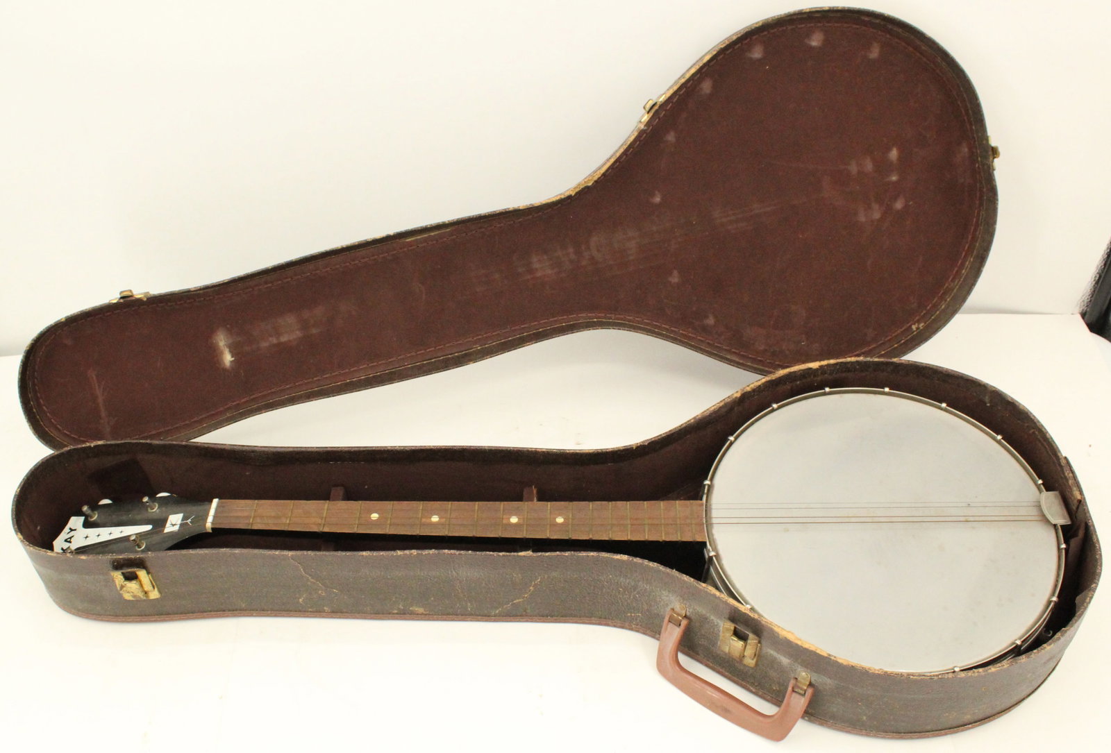 Four String Banjo With Case - 7