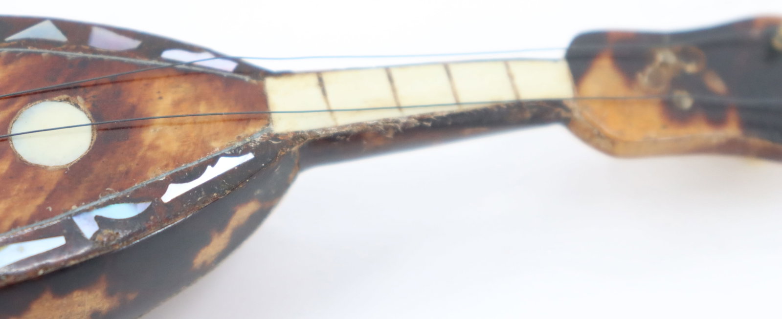 Miniature Natural Shell Mandolin - 12