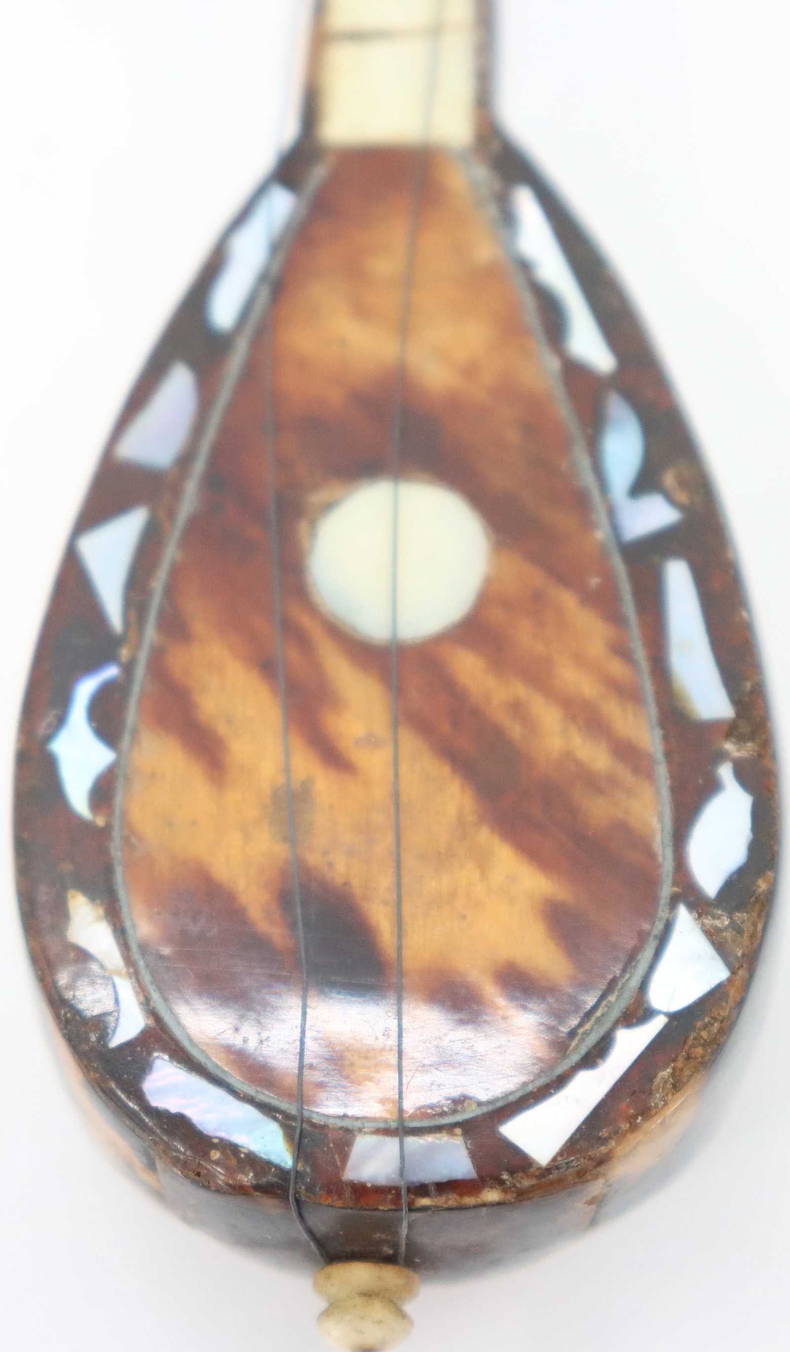 Miniature Natural Shell Mandolin - 3