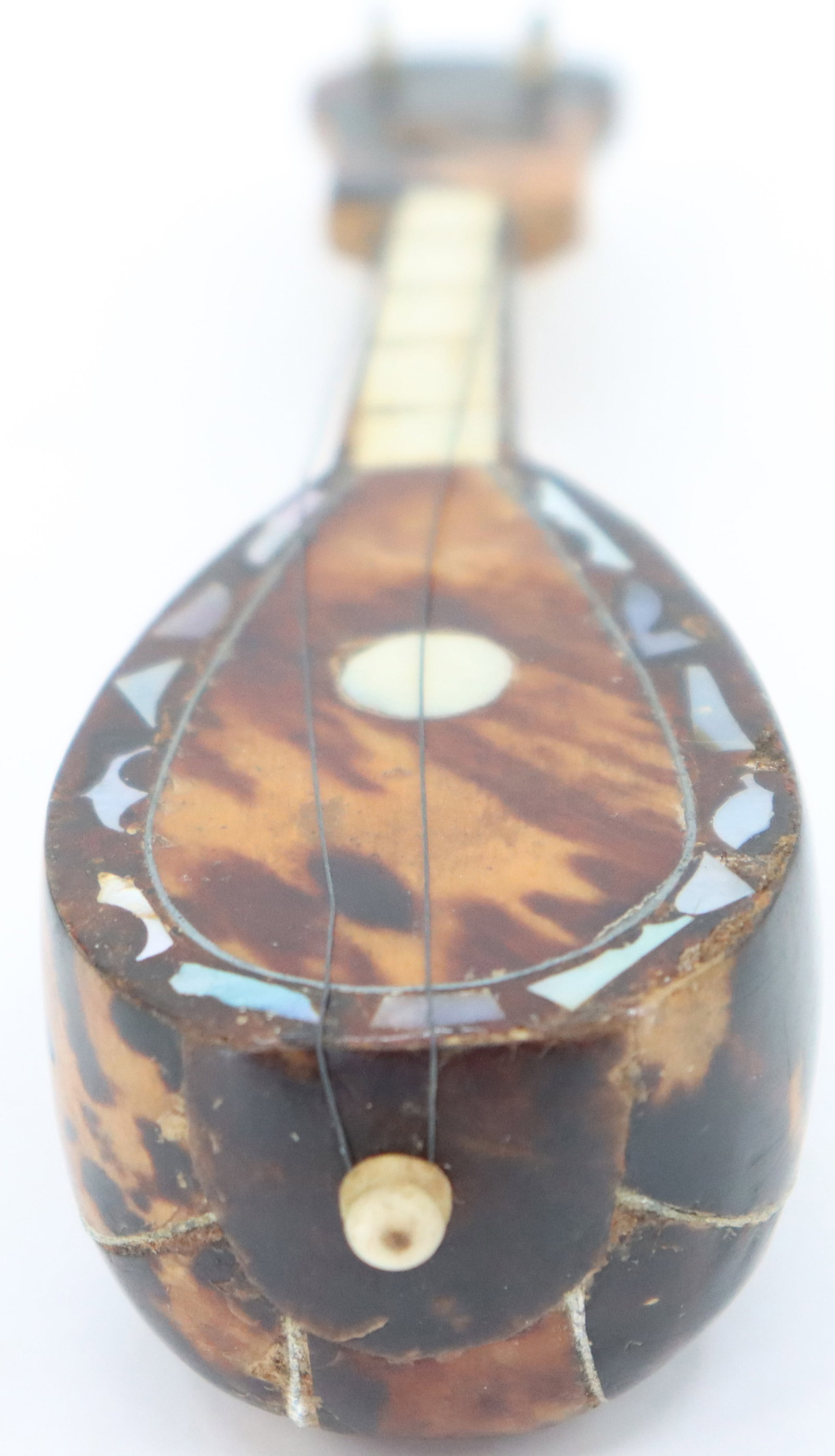 Miniature Natural Shell Mandolin - 4