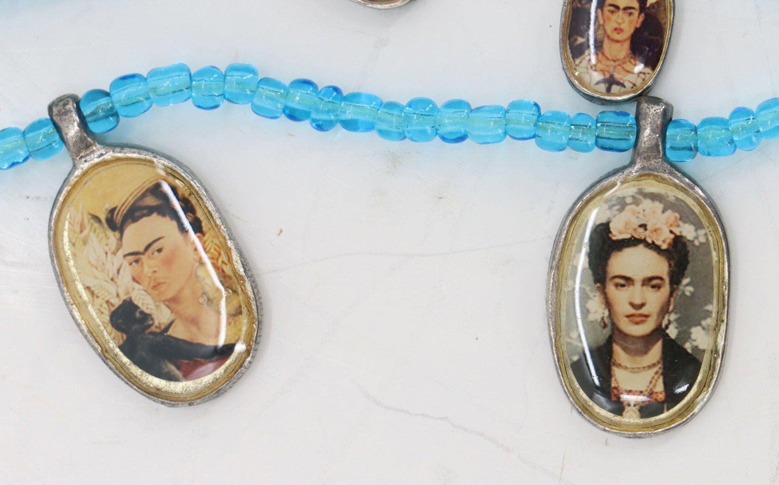 (2) Vintage Statement Necklaces - 7