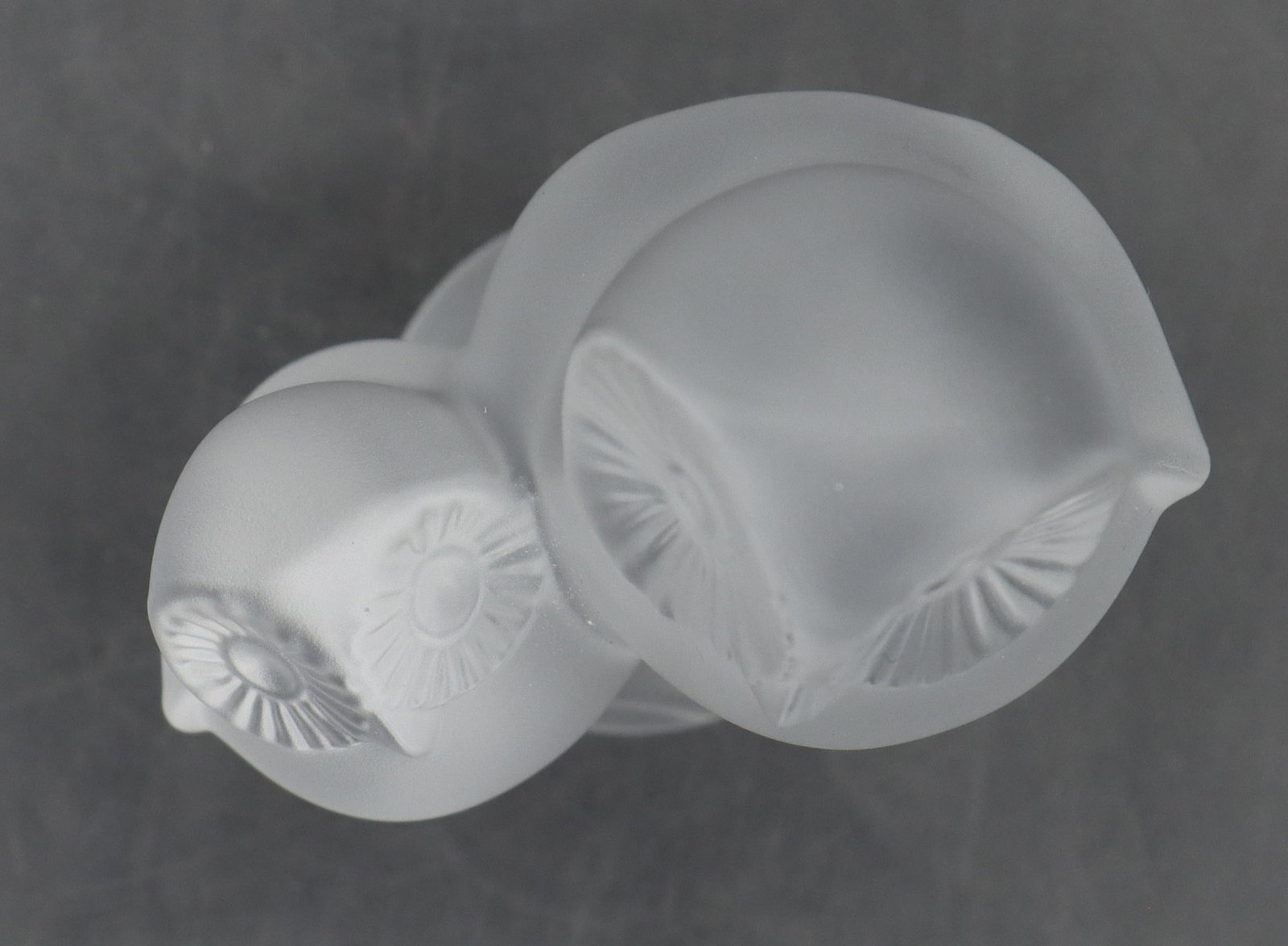 (2) Crystal Owl Paperweights - 7