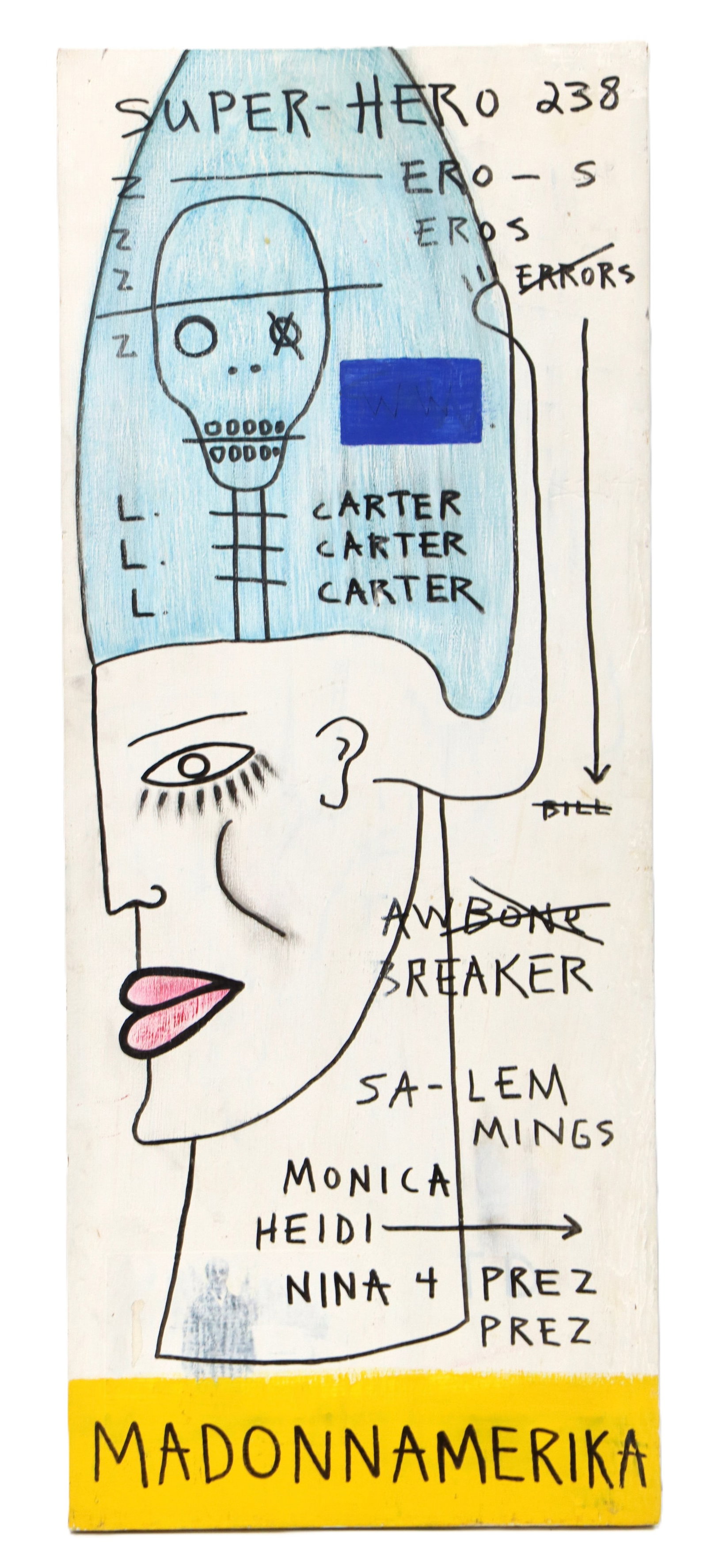 Kurt Eisenlohr (20th/21st Century) American, Mixed Media on Board, "Wonderwomen" (1 of 12)
