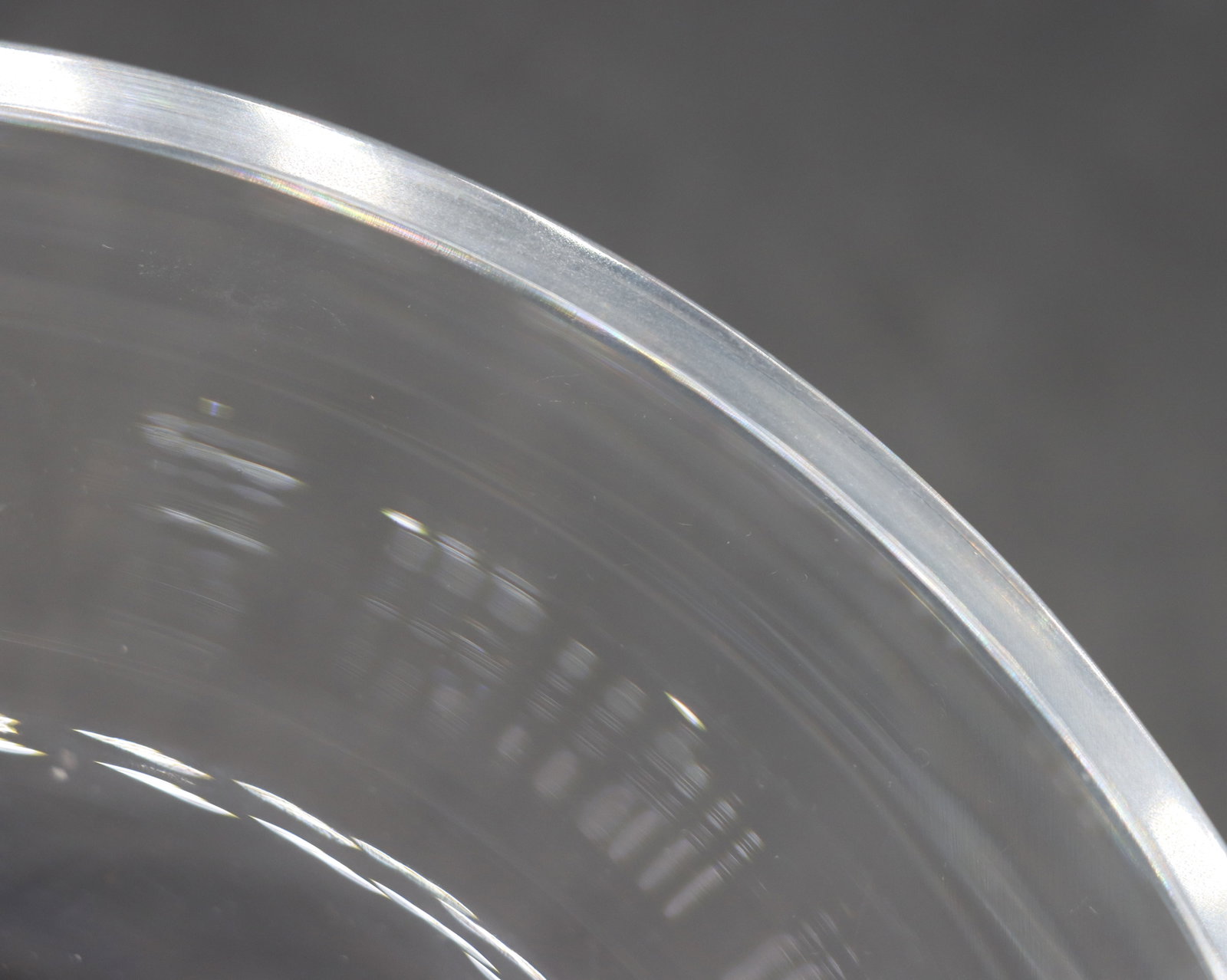 Val Saint Lambert State Plain Crystal Compote - 7