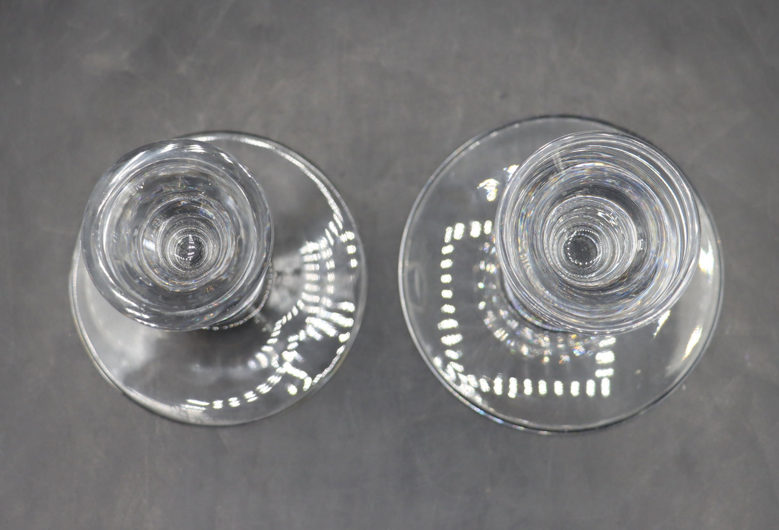 (2) Val Saint Lambert Crystal Candlesticks - 5