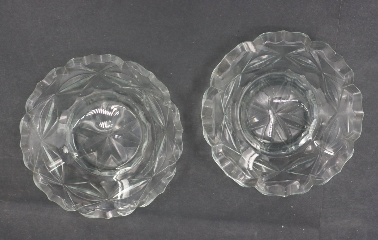 (5) Piece Cut Crystal Serving Set - 4