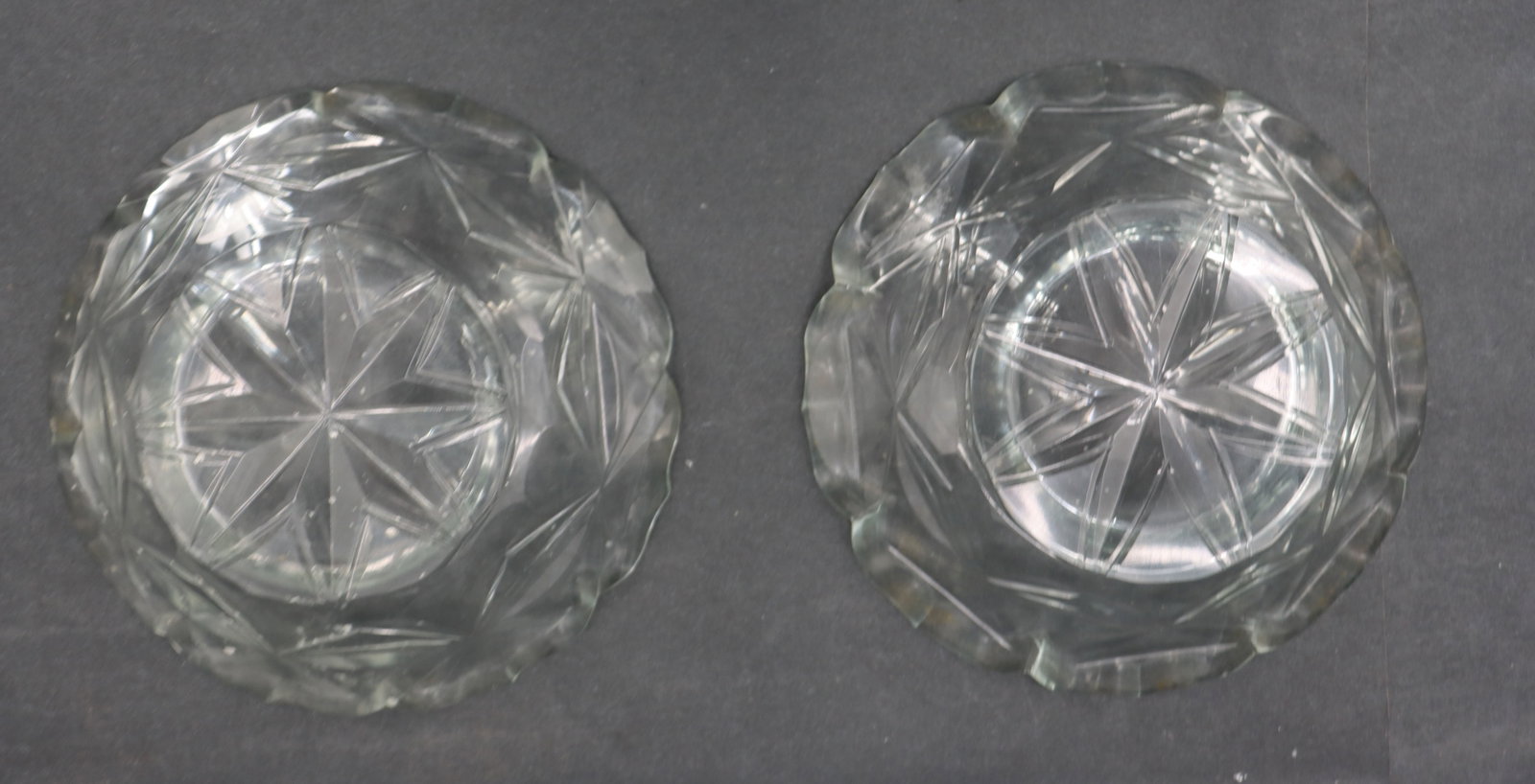 (5) Piece Cut Crystal Serving Set - 5