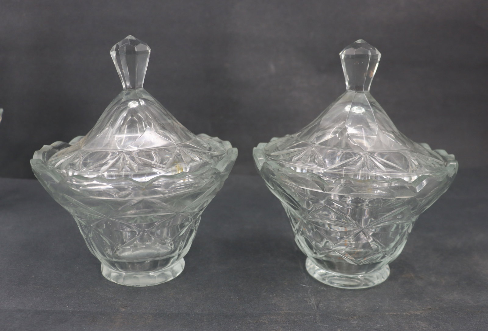 (5) Piece Cut Crystal Serving Set - 6