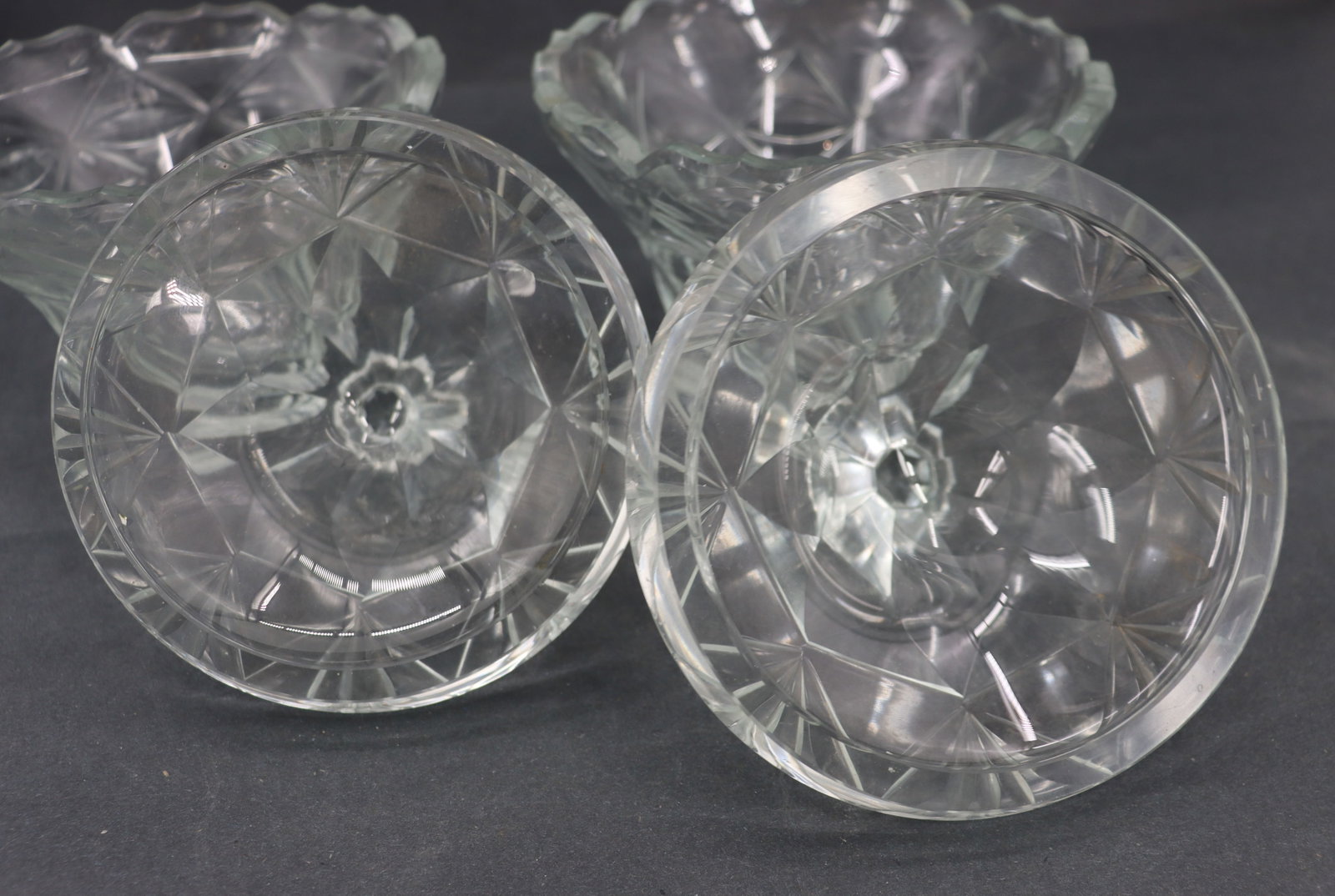 (5) Piece Cut Crystal Serving Set - 8