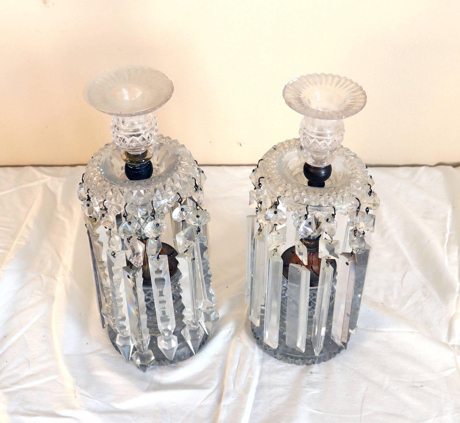 (2) Cut Crystal Candlesticks - 2