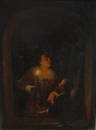 Signed Dutch Artist Johannes Rosierse "Candlelight"