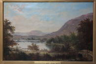 19th Century William Stone Oil on Canvas Landscape