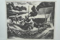 Thomas Hart Benton (1889-1973) Etching