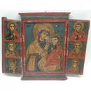 17th C Russian Triptych Icon