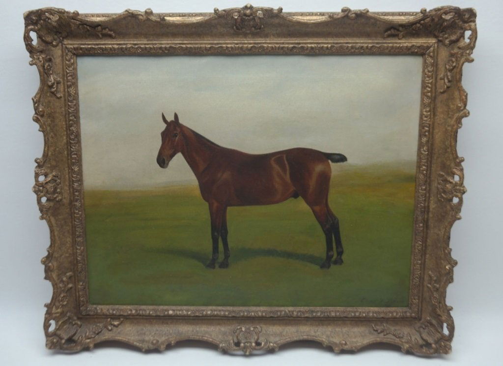 Charles F. Davis dated 1890 English Oil (1 of 4)