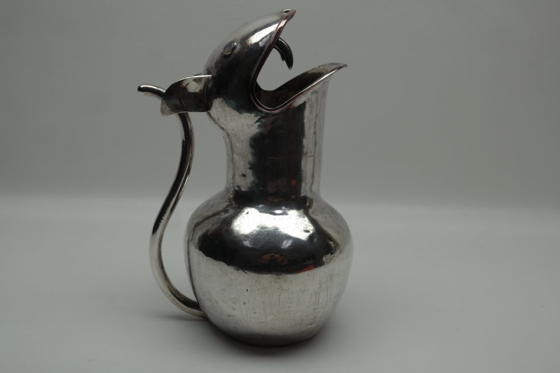 Vintage Carlos Castillo Silver Plate Water Pitcher (1 of 6)