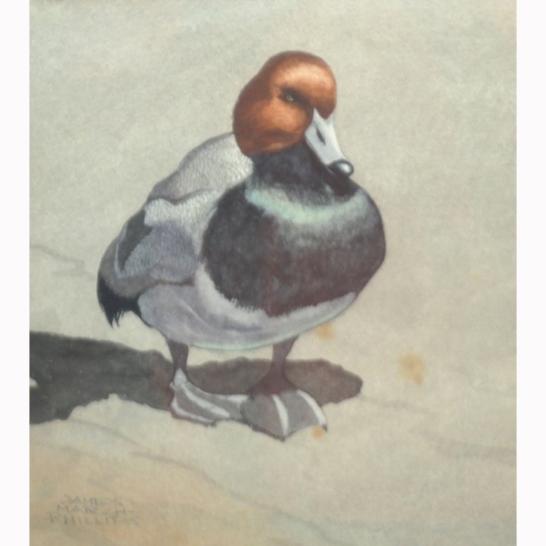 James Phillips  (1913 - 1981)  Watercolor (1 of 3)