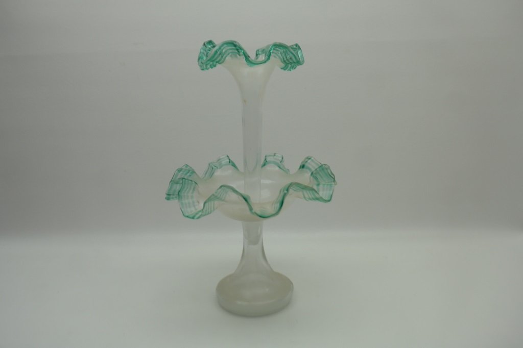 Vintage Glass multi-colored Vase (1 of 2)