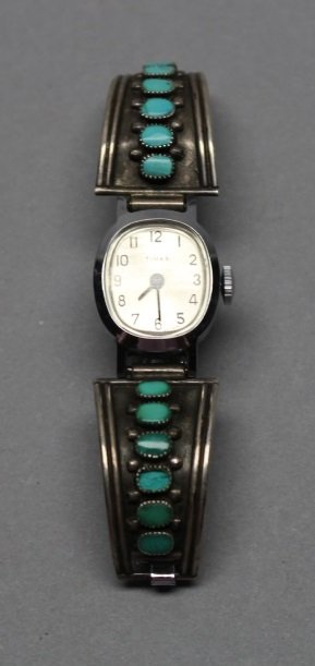 Vintage turquoise timex watch: Vintage turquoise timex watch